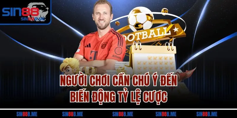 Người chơi cần chú ý đến biến động tỷ lệ cược 